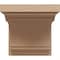 Ekena Millwork 8"W x 8"D x 8"H Wide Warren Rough Cedar Woodgrain TimberThane Corbel, Primed Tan CORUR08X08X08WARRCPR - alternate 4